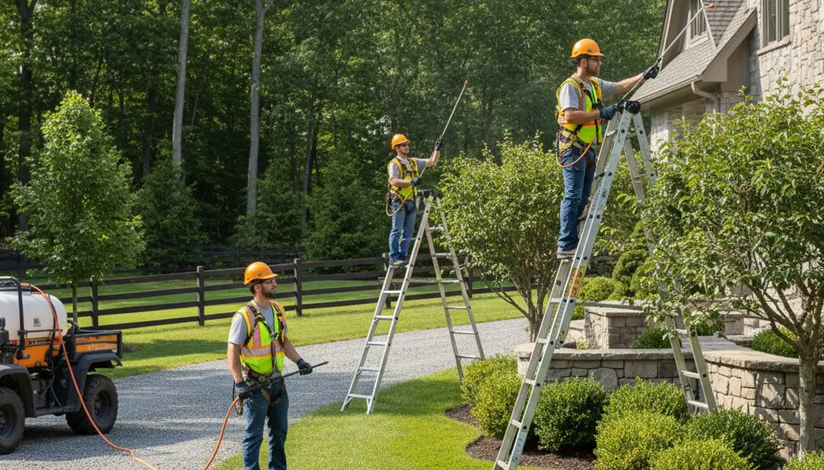 Deer deterrent protection for trees and landscapes in Oshkosh, WI by a tree service company