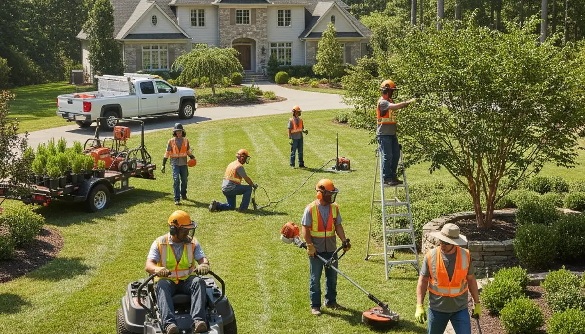 Oshkosh, WI tree service crew providing safe tree removal and landscaping care