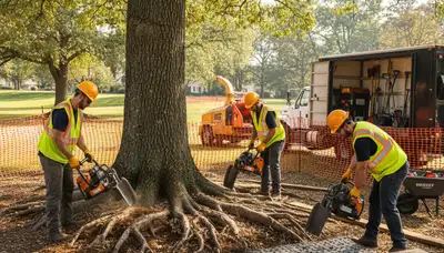 Root protection service in Oshkosh, WI for healthy tree stability and growth
