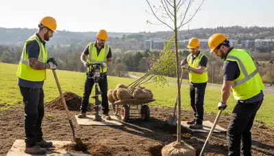 Tree planting service in Oshkosh, WI for healthy, site-appropriate landscape growth